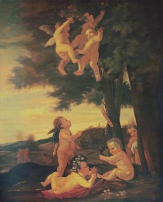 Cupids and geniuses (Nicolas Poussin). Gaganov Alexander