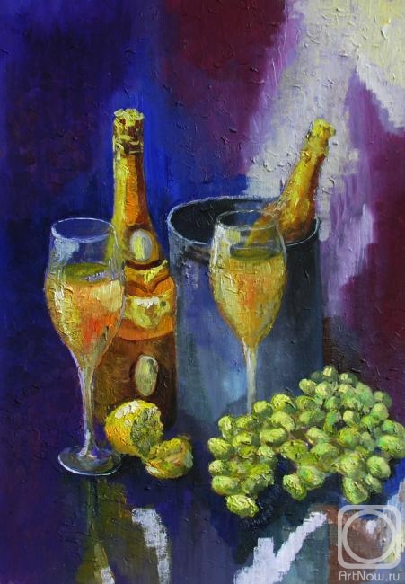 Konturiev Vaycheslav. Composition with champagne