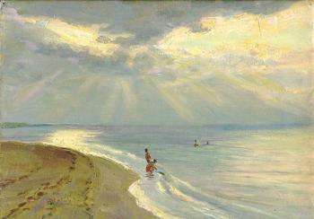 "The Riga beach". Petrov Vladimir