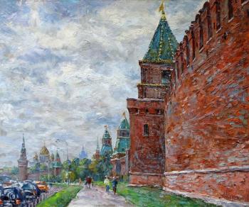 At the walls of the Kremlin