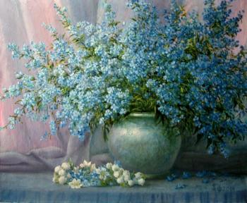 Bouquet of forget-me-nots. Maryin Alexey