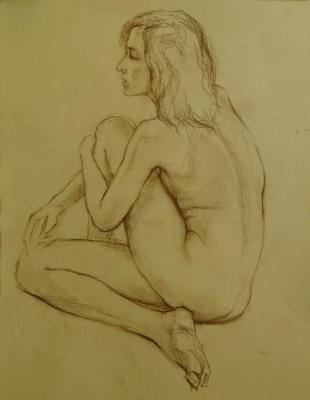 Volkov Sergey Rixovitch. Sketch of Nude 2