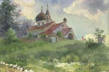 Church of the Life-Giving Trinity in the village of Byokhovo. Pugachev Pavel