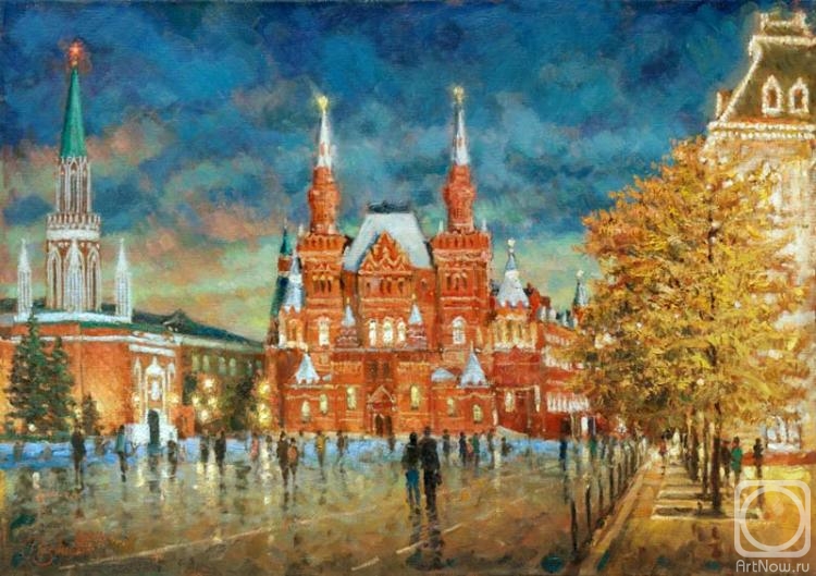 Razzhivin Igor. Twilight on the red square