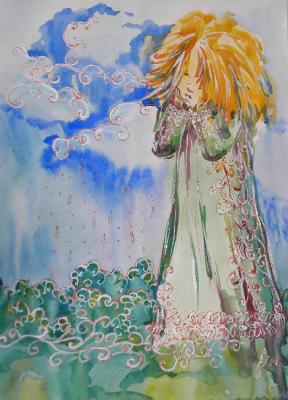 Ushakova Maria Mihailovna. Rain