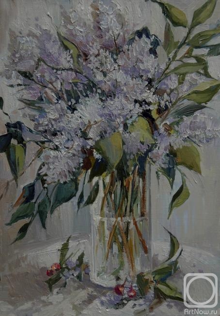 Popova Anastasia. Still life with lilacs