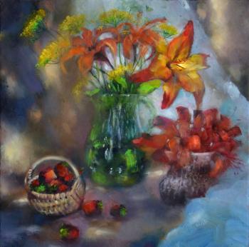 The orange lily ( ). Ivanova Olga
