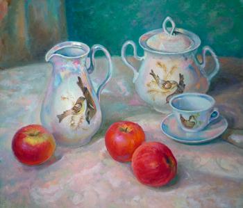 Still life with apples. Georgievskaya Natalia