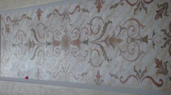Painting on Venetian plaster