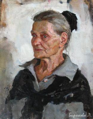 Portrait Of Faina Yakovlevna. Biryukova Lyudmila