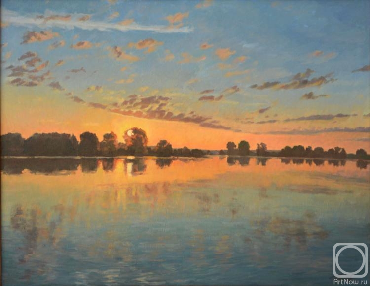 Platov Evgeniy. Volga motif. Sunset