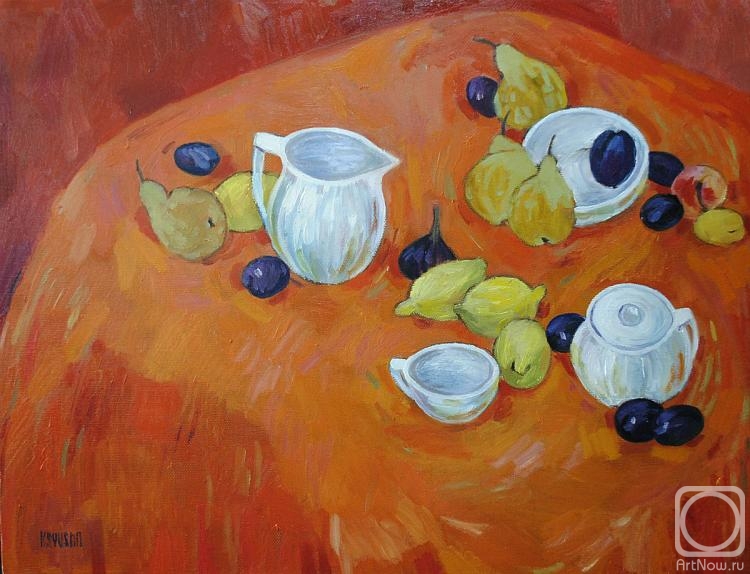 ������� ������ �� ������. ��������� ������. August. Breakfast