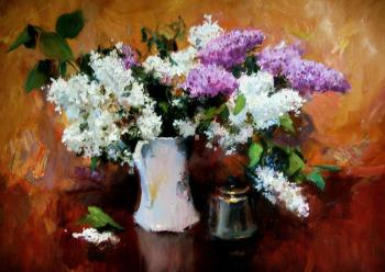 Still life with lilac. Sviridov Sergey
