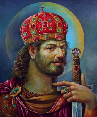 King David IV the Builder. Kharabadze Teimuraz
