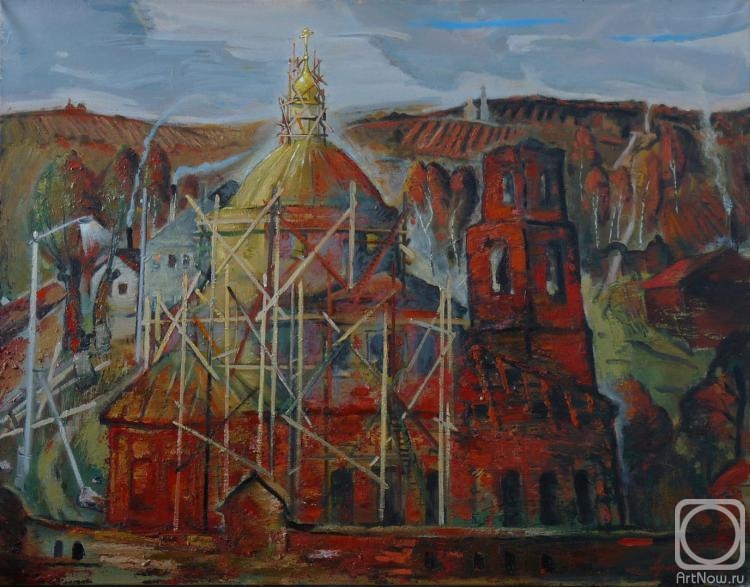 Arepyev Vladimir. Good deed Restoration of the Church of St. Sergius of Radonezh