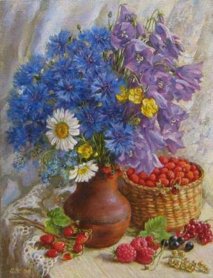 Bouquet of the field colors (Campanellis). Kalinovskaya Ekaterina