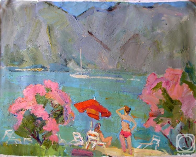 Lishaieva Olesia. Beach in Montenegro