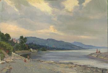 "Beach of Khosta" (The Painting Of Vladimir Petrov). Petrov Vladimir