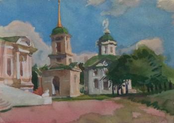 Kuskovo, Church and Bell Tower, June