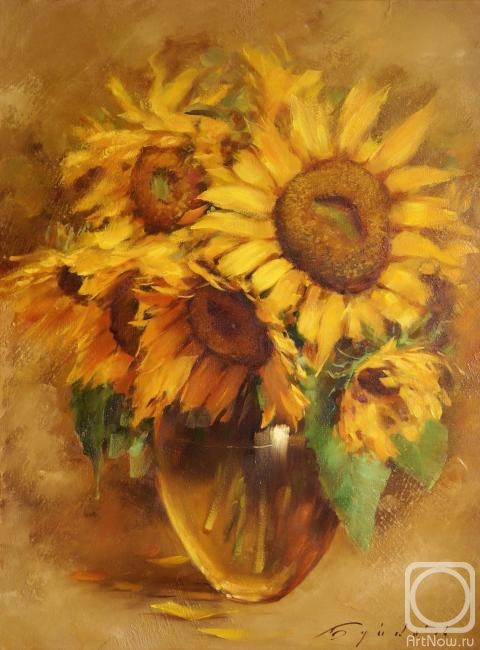 Buiko Oleg. Amber sunflowers