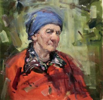 Portrait of a grandmother. Abdullin Roman