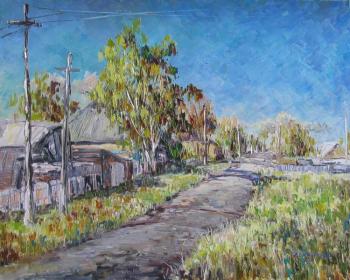 Along the street (Street Poles). Kruglova Svetlana