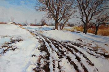 Winter on the farm. Bychenko Lyubov
