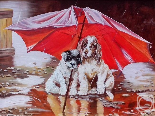 Chuprina Irina. Two under an umbrella