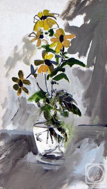Makeev Sergey. Yellow daisies. 2014