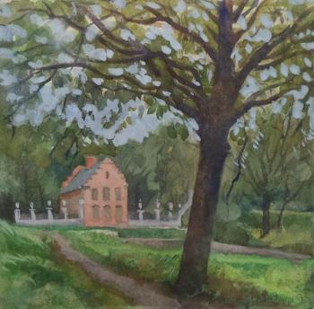 Painting Kuskovo, Dutch house, August. Dobrovolskaya Gayane