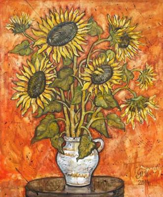 Sunflowers. Pomelova Innesa