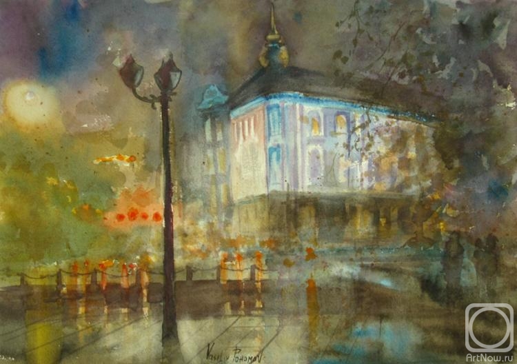 Pohomov Vasilii. Street lamp that did not want to shine