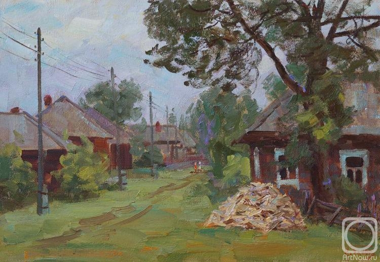 Panov Igor. Fair. Distant village street
