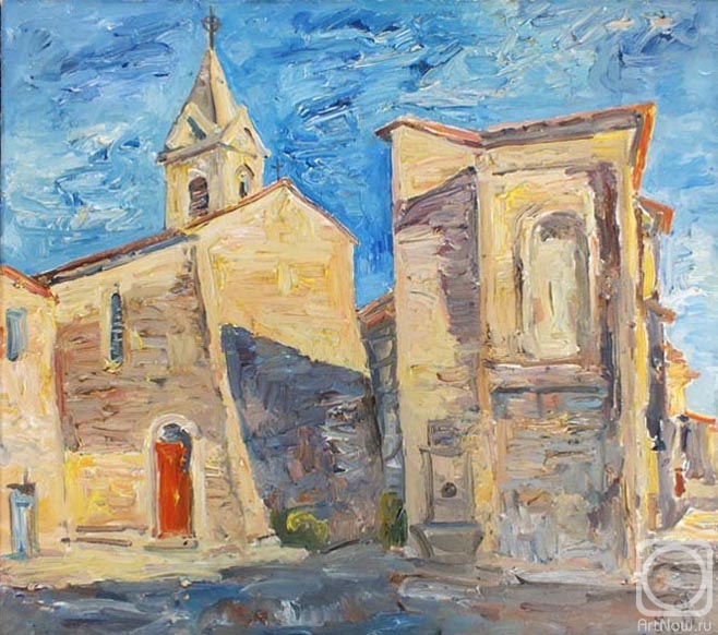 Pomelov Fedor. Church of St. Matthew in the south of France
