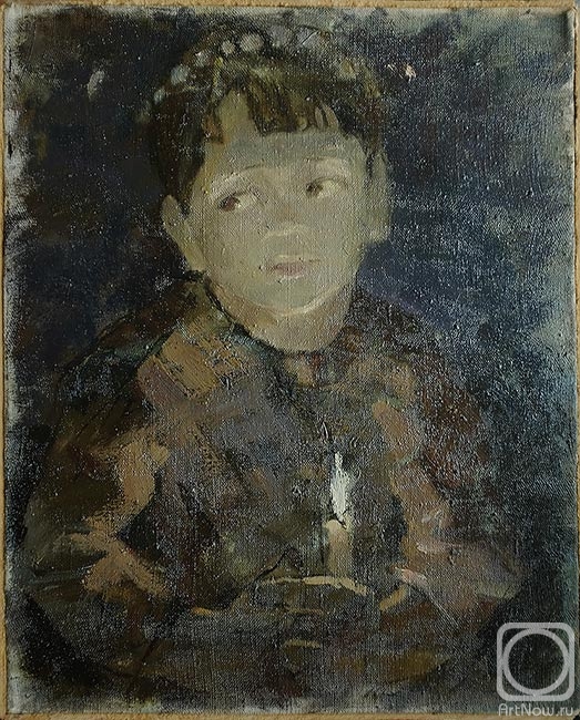 Krupennikov Egor. Boy with a candle