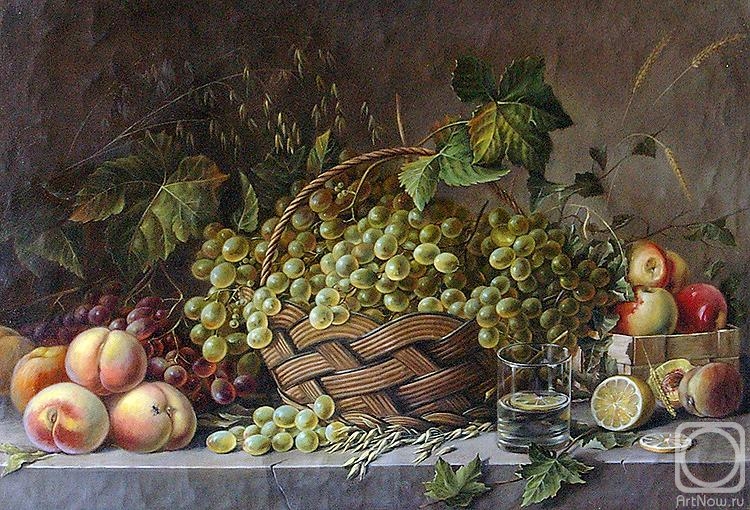 Khodchenko Valeriy. Grapes and peaches