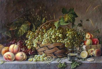 Grapes and peaches. Khodchenko Valeriy