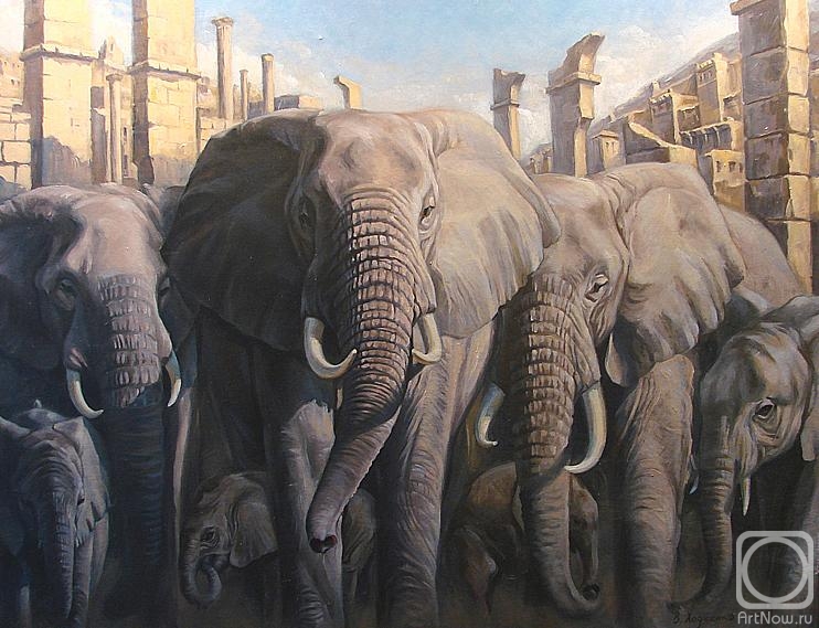 Khodchenko Valeriy. Elephants