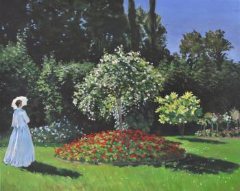 Lady in the Garden of Saint-Adresse. Khodchenko Valeriy