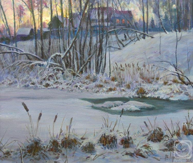 Loukianov Victor. Winter twilight