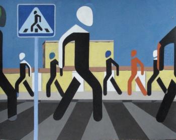 Oncoming traffic, pedestrians. Farrachov Ildus