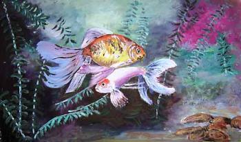 Fishes, (Seaweed). Peschanaia Olga