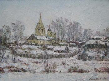 A gloomy day... Church of St. John the Baptist in Kolomna (study). Gaiderov Michail