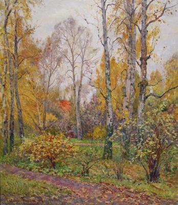 Kostylev Dmitry Pavlovich. Autumn ways in Botanical Garden