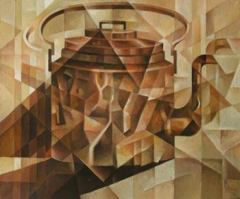 Copper Kettle. Cubo-futurism. Krotkov Vassily