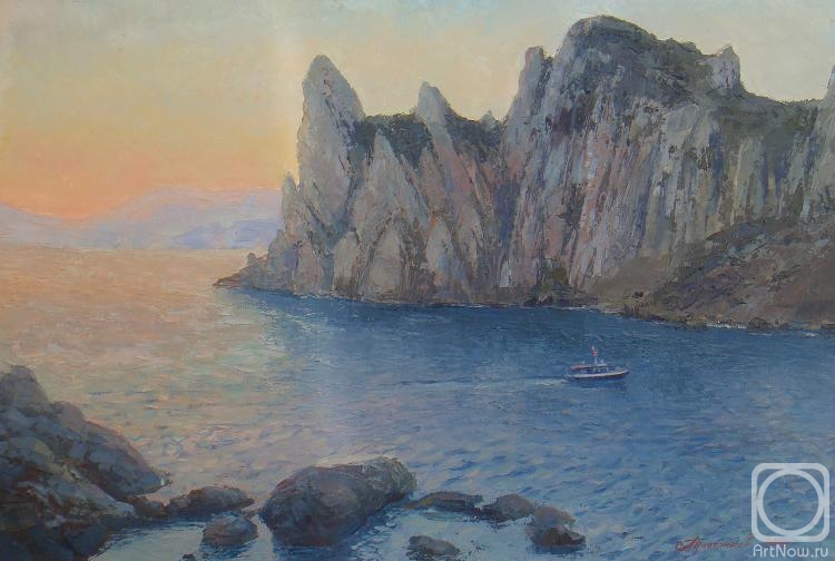 Plotnikov Alexander. Sunset in Blue Bay