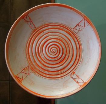 Ceramic plate "Solar Circle". Safronova Nastassiya