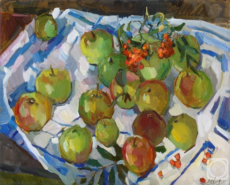 Zhukova Juliya. Apples by Makarikha