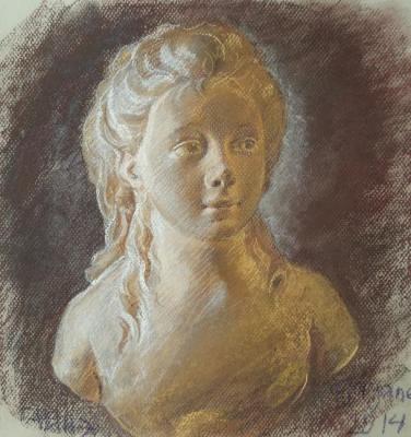Girl of Houdon (Bust Portrait). Dobrovolskaya Gayane