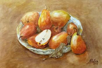 Still life with pears. Lizlova Natalija